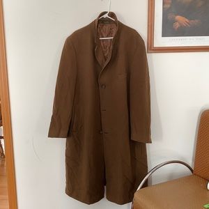 EUC Lauren Ralph Lauren Wool Cashmere Blend Pea Trench Coat